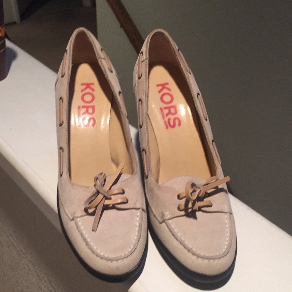 Suede Michael kors heels